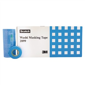 3M 2899遮蔽紙膠帶 15mm×18m 8個/捲