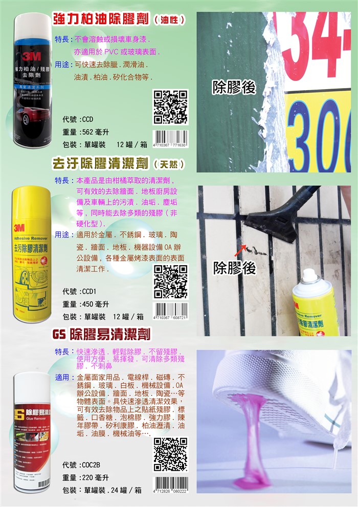 3M強力柏油除膠